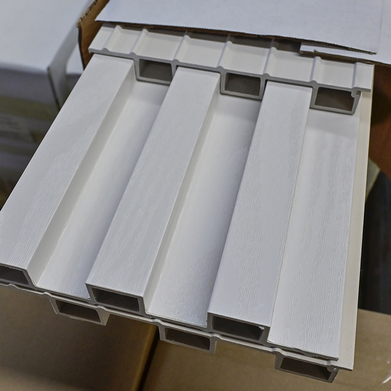 Fluted PVC Panel Cladding - Waterproof and Cost-Effective Design