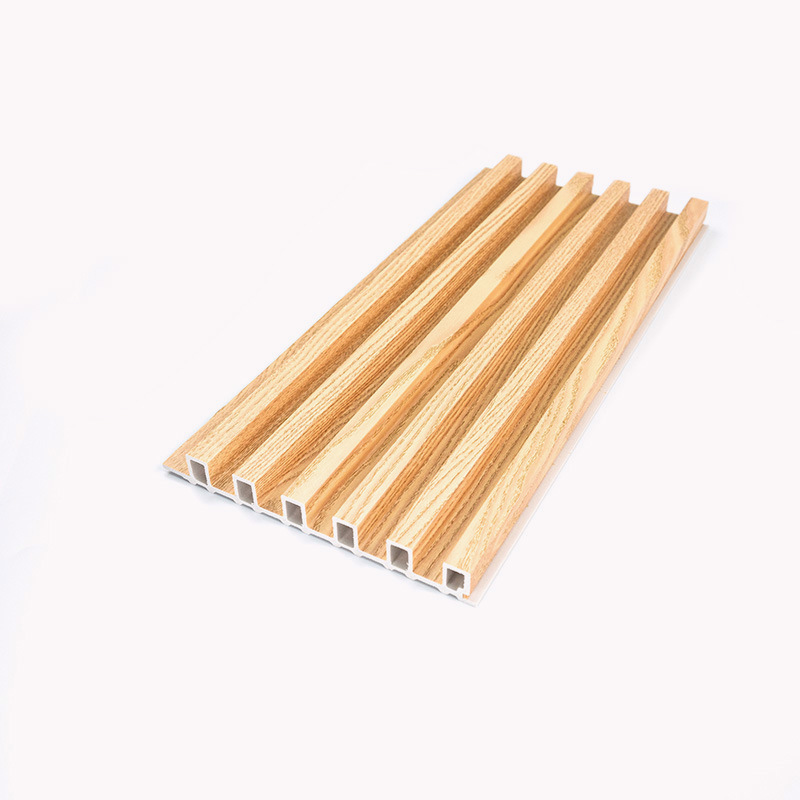 Combination of WPC Wall Panel and Wood Slats for a Unique Look