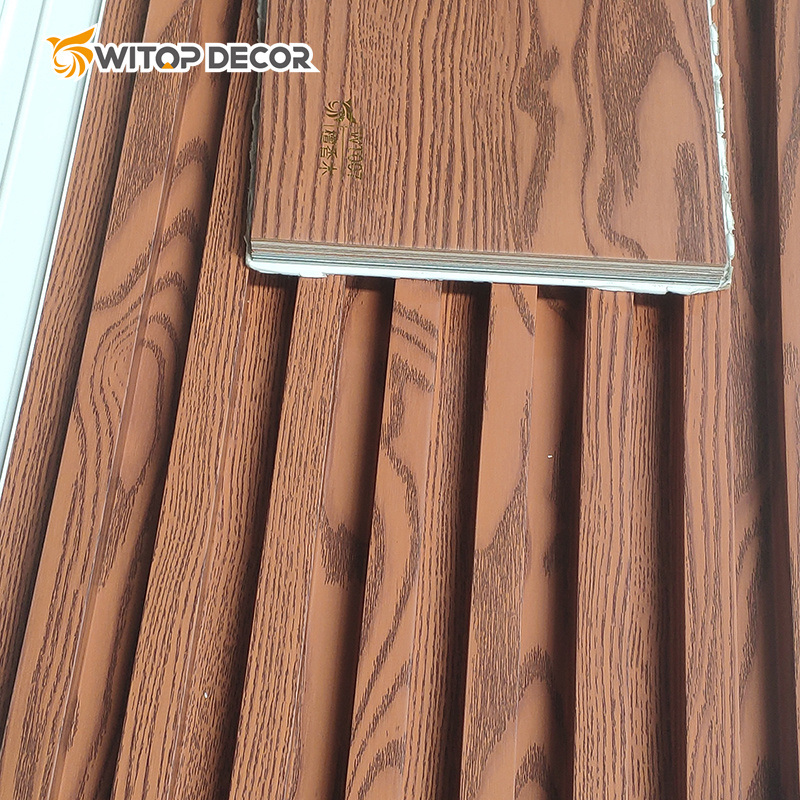 Fluted Panel with Rich Colors and Patterns