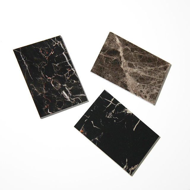 1.5-5mm Wall Decoration Panels PVC Marble Sheet UV Covering