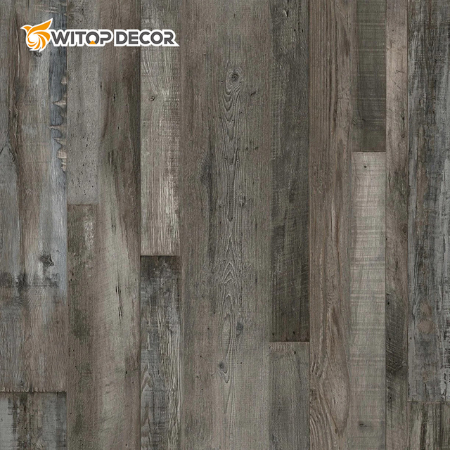 Eir V-Groove Fireproof Spc Lvt Vinyl Click Floor Plank