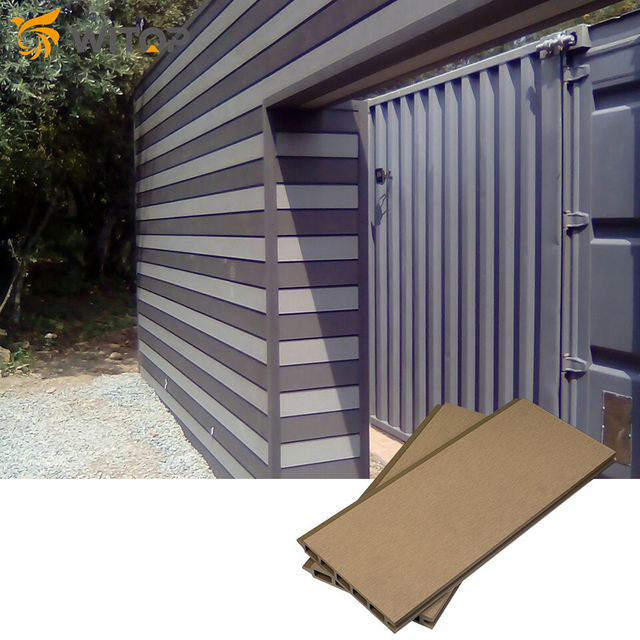 China Supplier Water Proof Outdoor Decorative Building Material WPC Groove Composite Wood Wall Panel Cladding