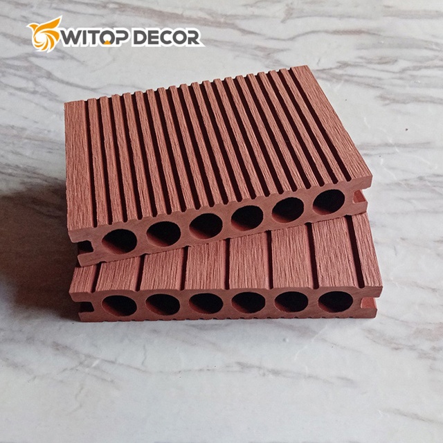 Durable Outdoor Decking WPC Decking Engineered Wood Flooring Walnut