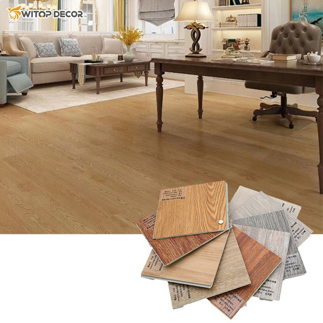 100% Waterproof Building Material Wood Texture Spc Lock Vinyl Planks Floor