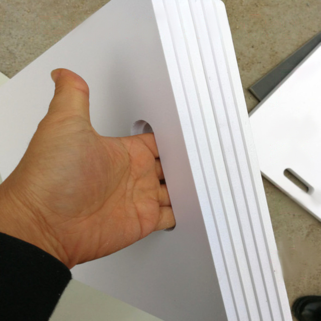 White Laminated Custom Foam Expanded Polyvinyl PVC Foam Board