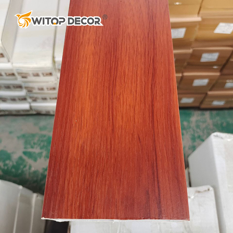 Easy Installing Wood Plastic Grey Color WPC Wall Cladding