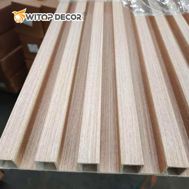 External Cladding Great Plastic Composite Exterior Cladding Waterproof Outdoor Fluted WPC Wall Panel