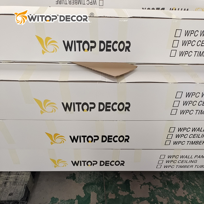 3D Wood Grain Deep Embossed WPC Cladding