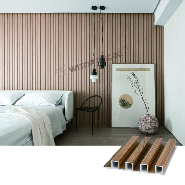Black Easy to Install High Quality WPC Wall Cladding