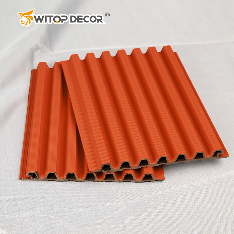 Fire UV Resistant Outdoor Wood Plastic Composite WPC Wall Cladding