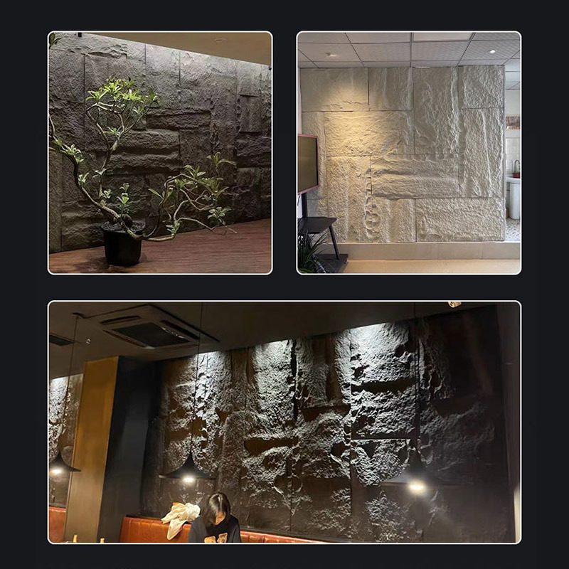 Cultural Decorative Artificial Brick Wall Stone PU Stone