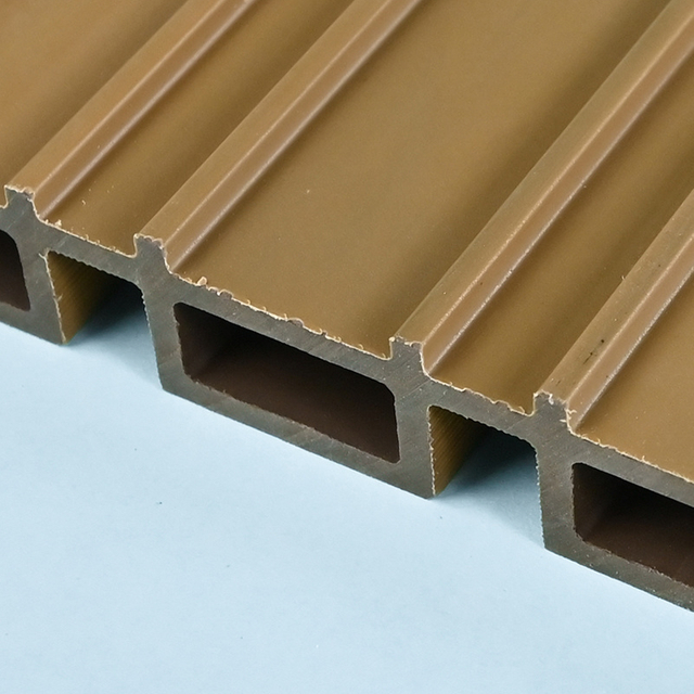 3D Embossing Exterior WPC Wall Cladding Tile