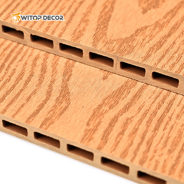 Exterior 3D Wall Panel Co-Extrusion WPC Wall Cladding
