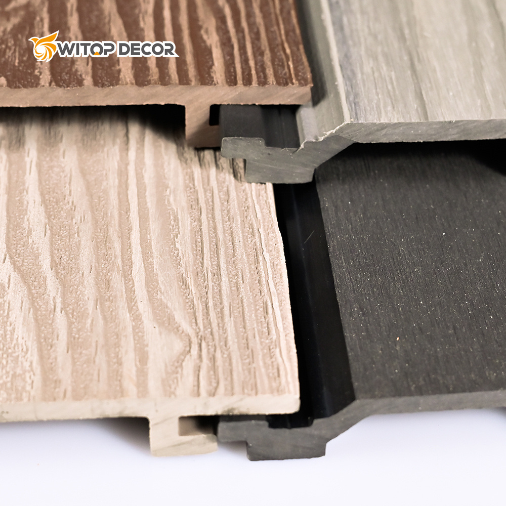 Cladding Fluted Decoration 3D WPC Wall Panel
