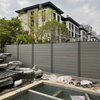 Outdoor WPC Fence Easy Installation Home Garden Yard Privacy Fence
