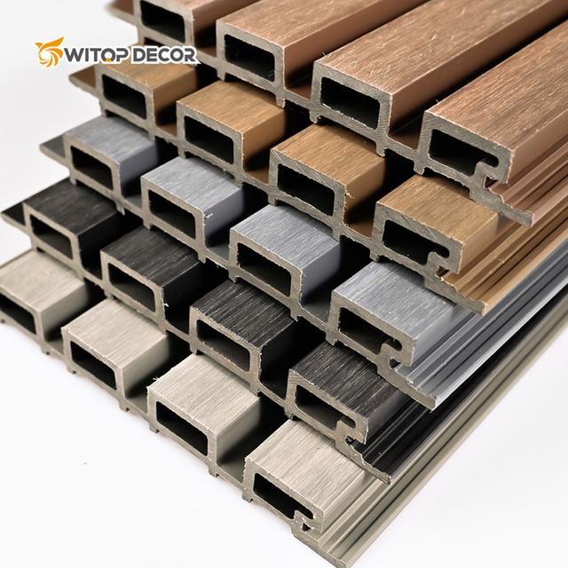 Eco-Friendly WPC Capped Hollow Cladding Outdoor Wall Panel