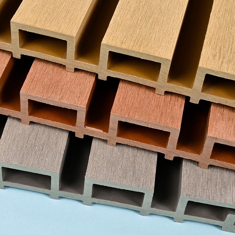 Anti-UV Wood Plastic Composite Wall Panel WPC Wall Cladding