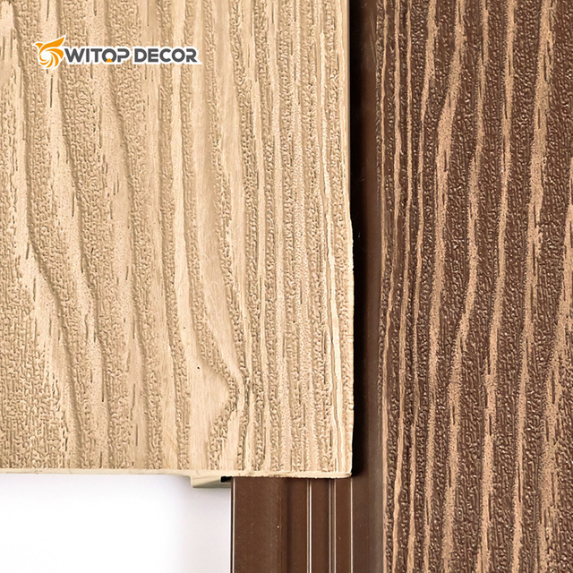 Exterior Wall Covering Sanding Surface Composite Wall Cladding