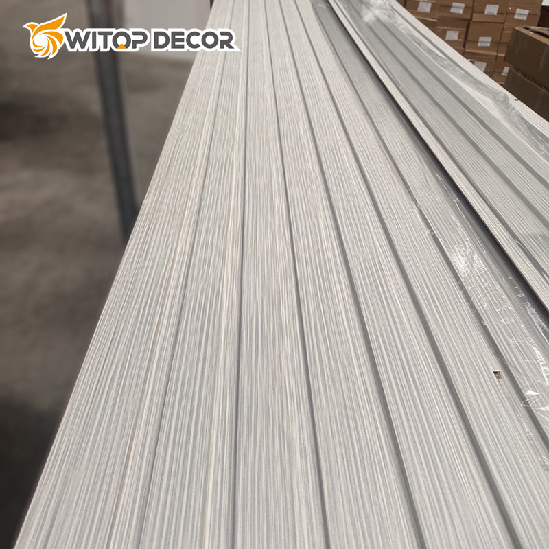 Custom Interior Decorative Strip Wood Alternative WPC Wall Panel