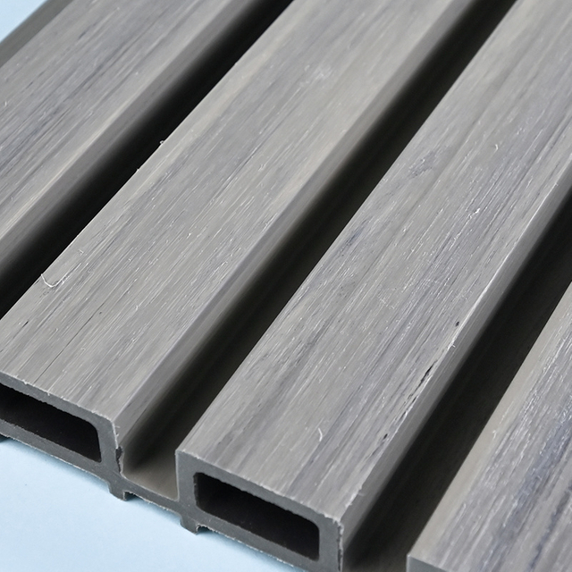 Anti-Cracking 3D Wood Grain Wall Covering Outdoor WPC Wall Cladding