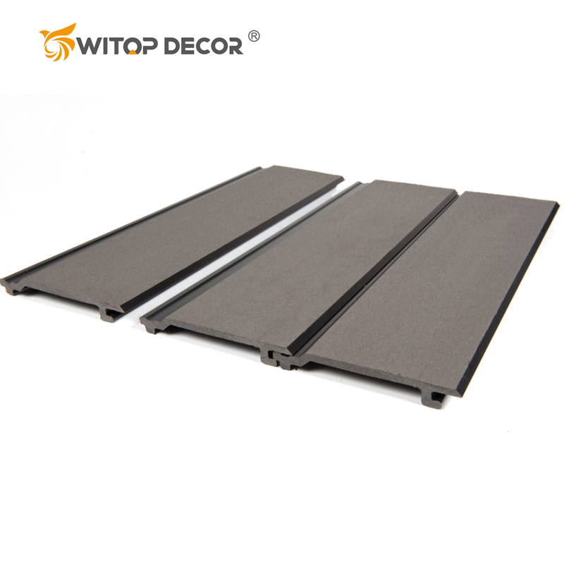 Flat Exterior Decorative Wood Plastic WPC Wall Cladding in Vietnam