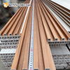 DIY Room Interior Decoration Wooden Grain WPC Panel for House