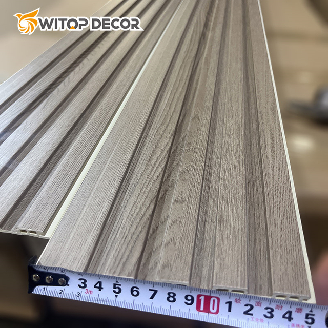Light Color Fragrant Apricot High Quality WPC Indoor Wall Panel