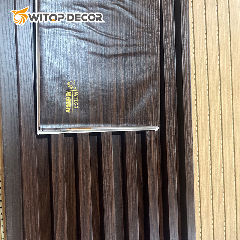 Dark Grey High Quality WPC Indoor Wall Panel