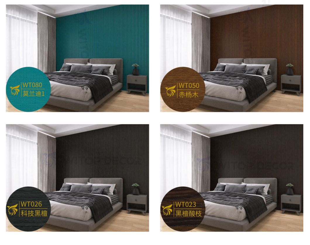 Waterproof Design Office Luxury 3D WPC Great Wall Panel