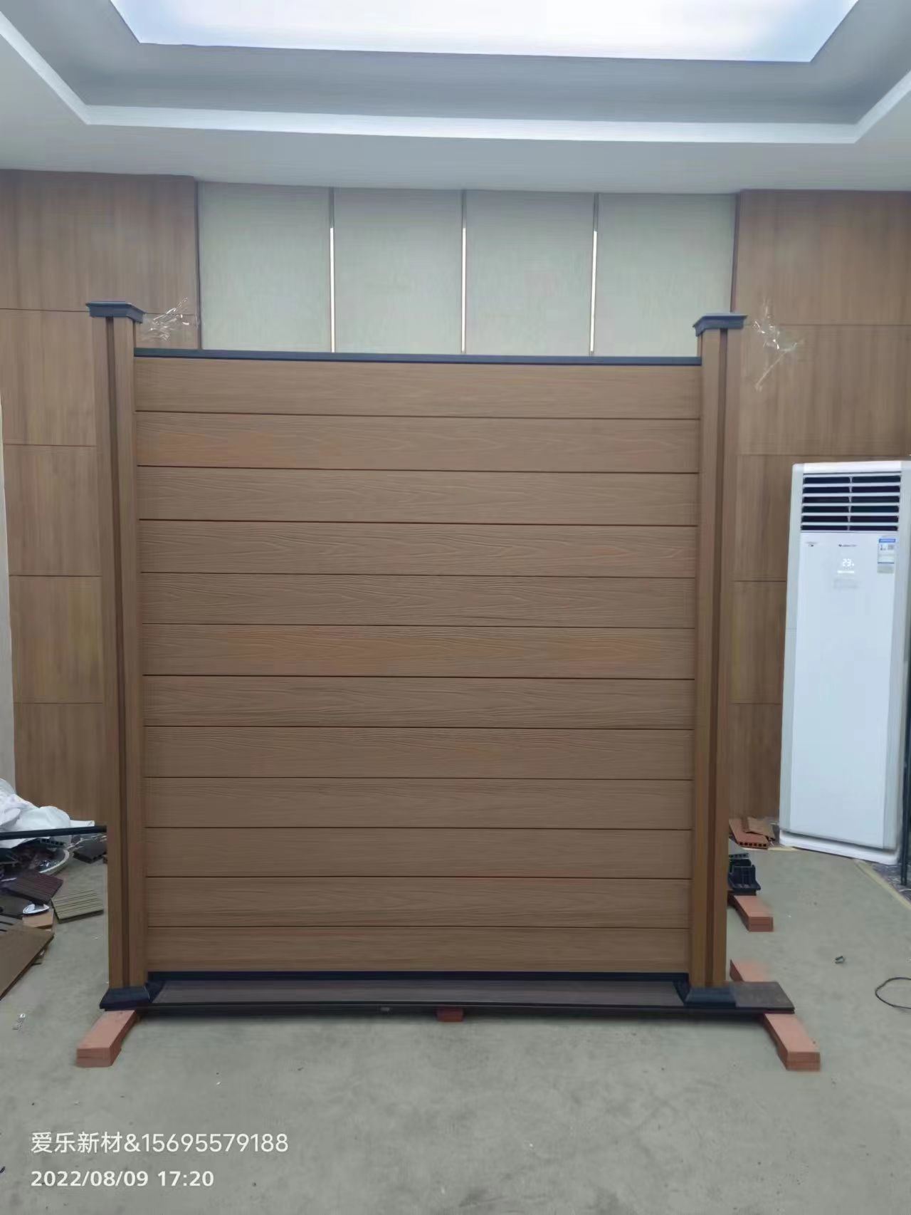 Garden WPC Fence DIY Outdoor WPC Fencing WPC Composite Fence