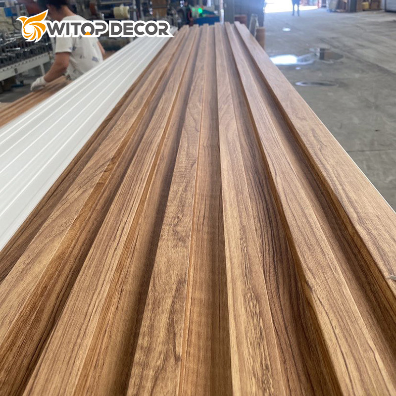 Interior Decoration Wood Plastic Composite WPC Wall Panel