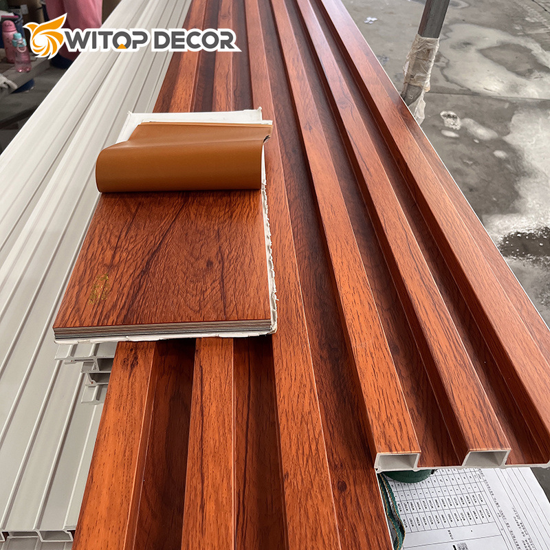 Factory Cheap Price Eco-Friendly Waterproof WPC Fluted Wall Panel
