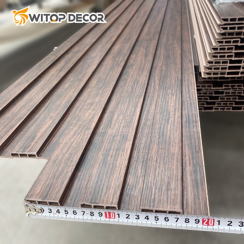 Hot Sale Waterproof Wood Plastic Composite Fluted WPC Wall Panel