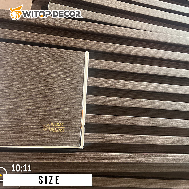 WPC Fluted Wall Panel Board Interior Creative Wall Panel Design