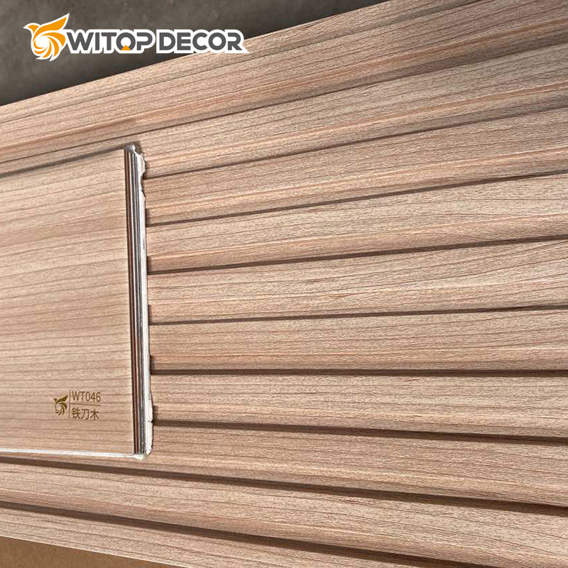 Waterproof Eco-Friendly Wall Decorative Line WPC Panel