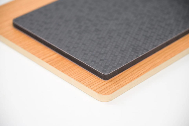 WPC Bamboo Charcoal Wood Veneer