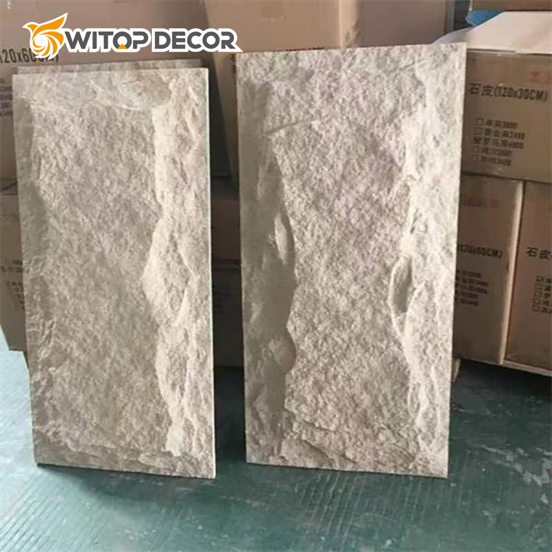 Luxury PU Stone Panels Artificial Stone