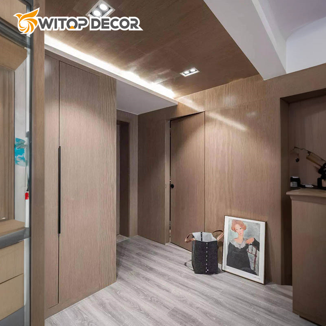 WPC Wood Veneer for Building Material Usage