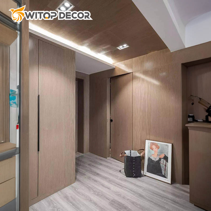 WPC Wood Veneer for Building Material Usage