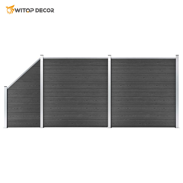 WPC Composite Wood Screen Fence with Various Sizes