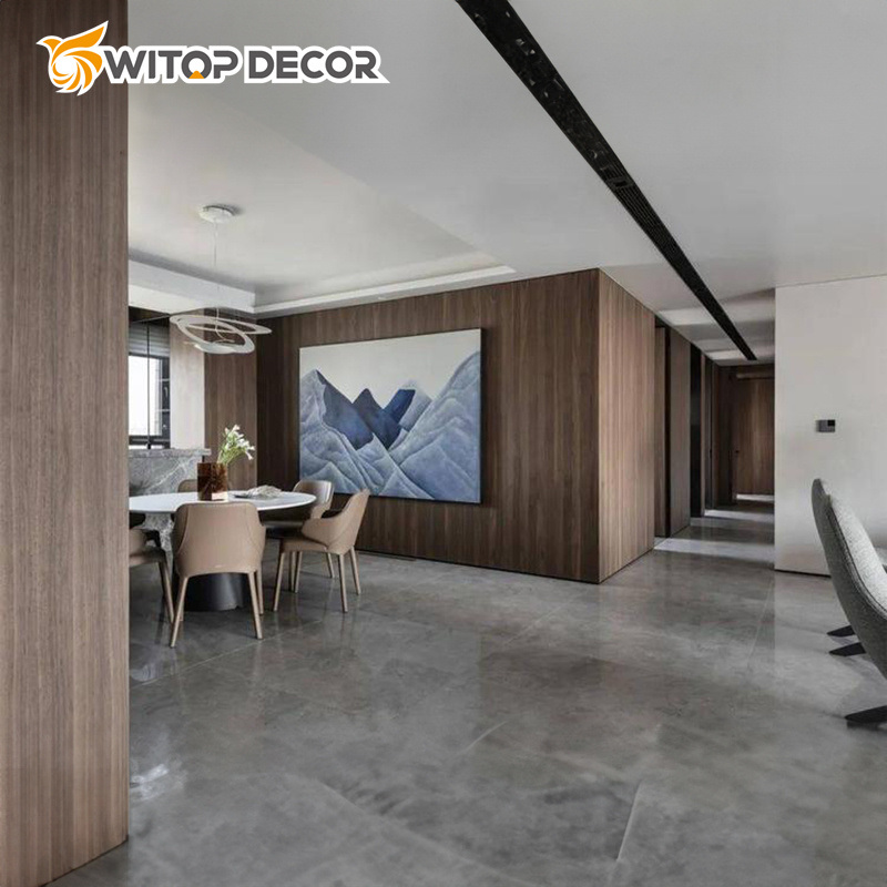 Manufacturer Ripple Carbon Crystal Panel Wood Veneer Charcoal Panel
