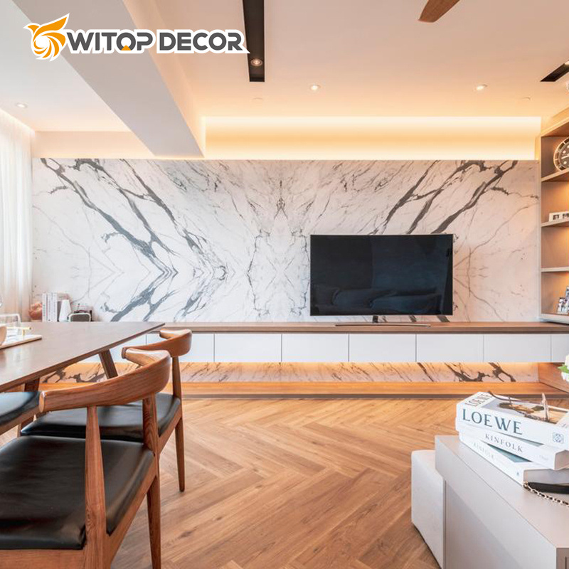 Witop WPC Hot Sell Bamboo Charcoal Decoration Factory Bamboo Charcoal Wood Veneer