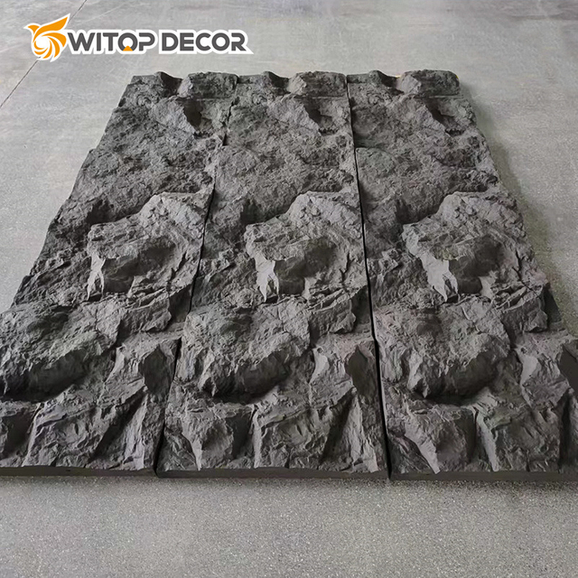 Factory Direct Sale 3D PU Polyurethane Faux Stone Wall Panel