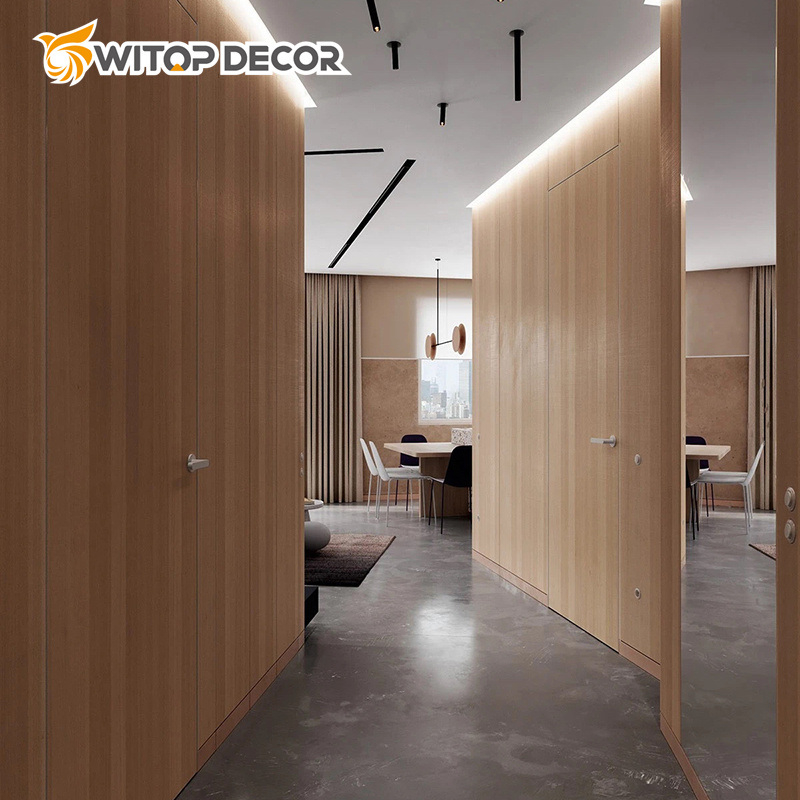Factory Prices Bamboo Fiber Fireproof Finish Wall Decoration Wood Plastic Board