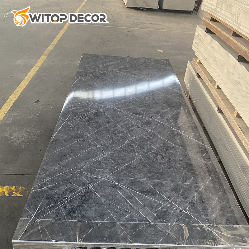 High Glossy Marble Plastic UV Board PVC Decorative Sheet