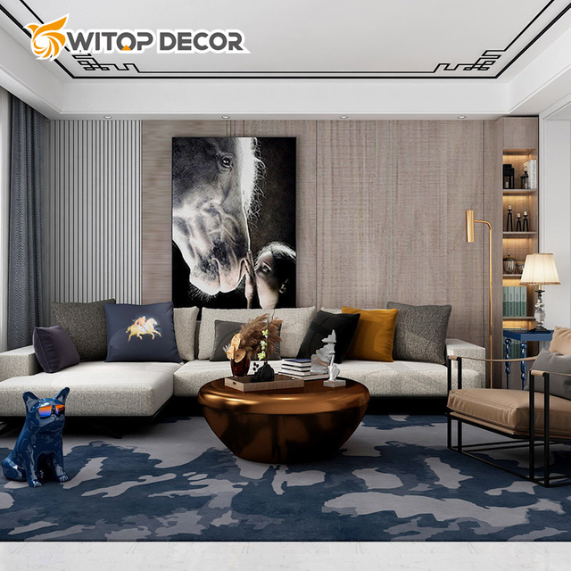 Manufacturer Gold Silver Color Bamboo Fiber Wall Panel Luxury High Quality Interior Bamboo Charcoal Board