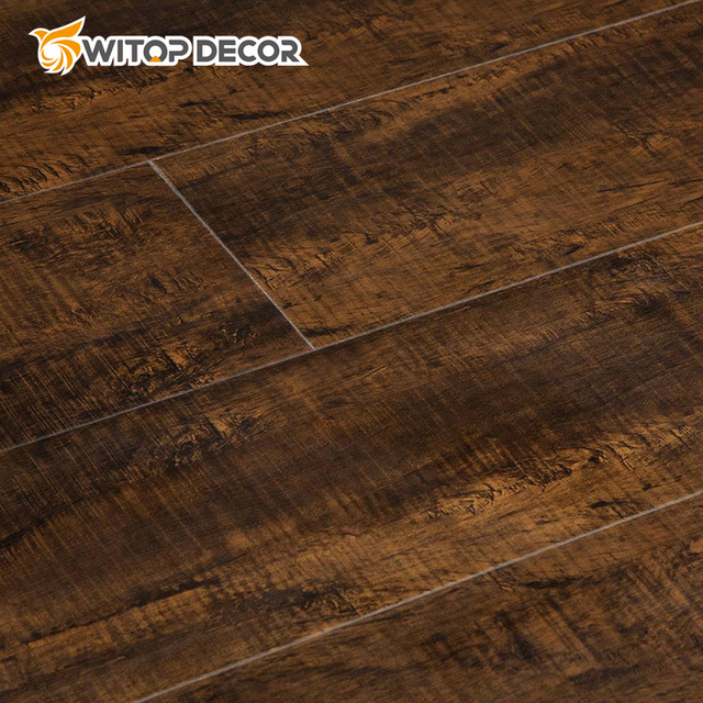 Wooden Waterproof Fireproof Spc Click Vinyl Plank Flooring
