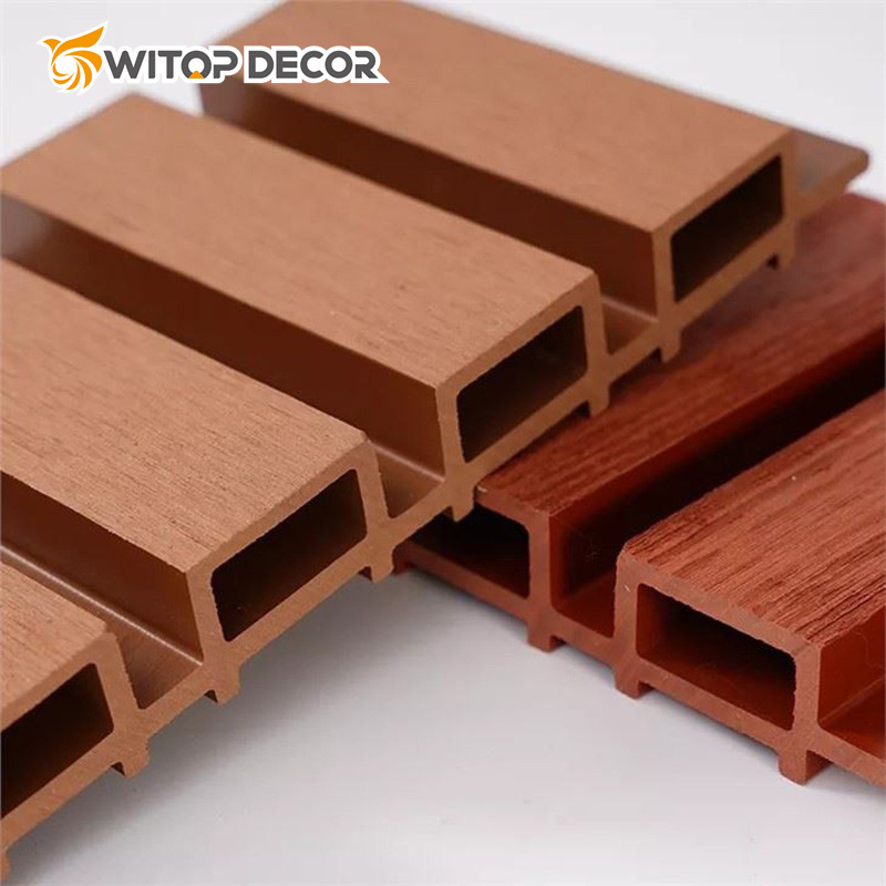 WPC Flat Wall Panel Flexible Wall Cladding Panel for Exterior Wall