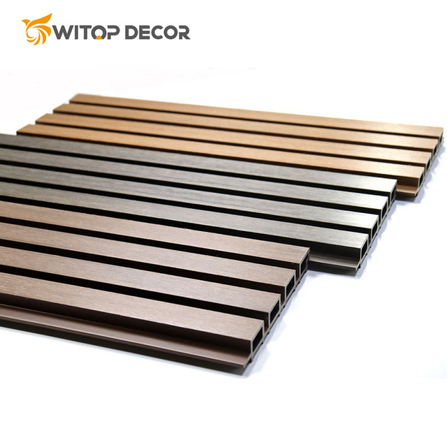 Wood Plastic Composite Exterior External HPL Decorative Outdoor Wall Cladding
