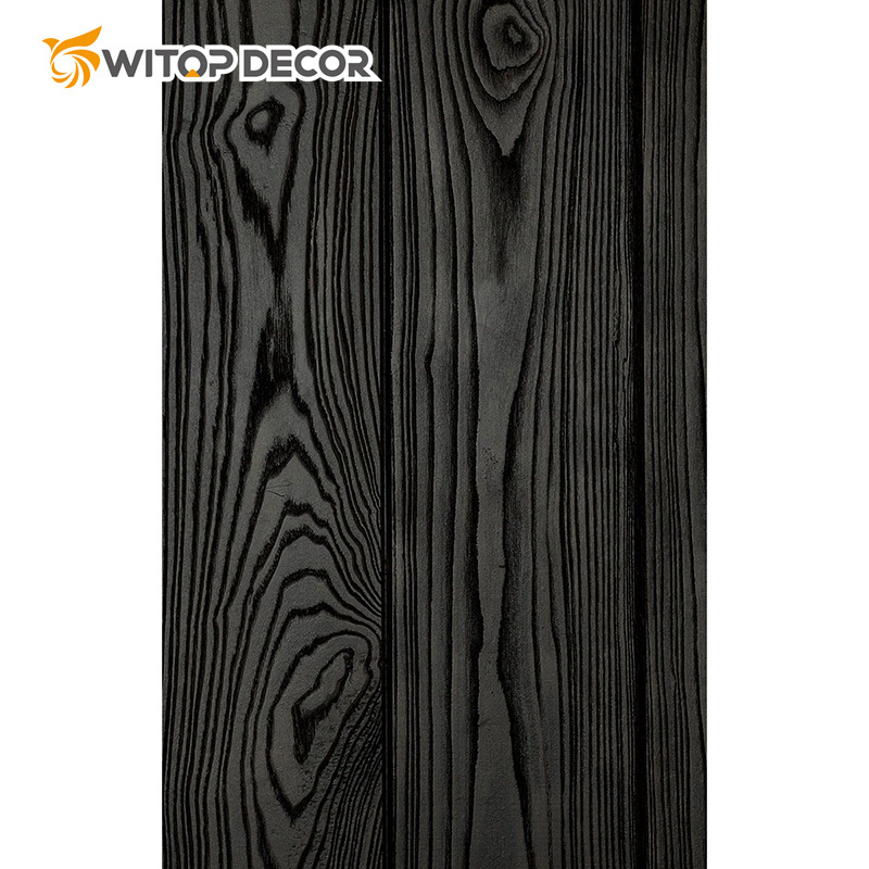 Factory Price WPC Solid Wall Decorative Panel Bendable Bamboo Veneer Board
